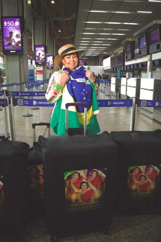 Idê Guimarães embarca rumo a Punta Cana para o Miss Lady Universe 2025
