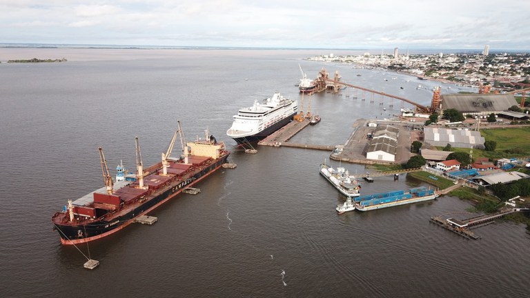 Movimentação portuária cresce quase 7% na Região Norte em março de 2025