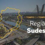 PREVISÃO DO TEMPO: Chuvas em SP e RJ nesta segunda-feira (28)