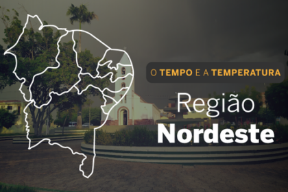 PREVISÃO DO TEMPO: Chuvas isoladas são esperadas na Região Nordeste nesta segunda-feira (17)