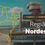 PREVISÃO DO TEMPO: Nordeste terá muitas nuvens e chuva, nesta quinta-feira (17)