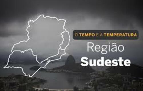 PREVISÃO DO TEMPO: Previsão de chuvas na região Sudeste nesta segunda-feira (24)