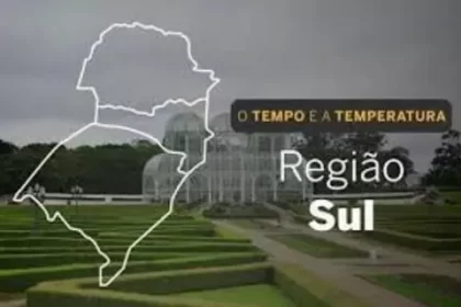 PREVISÃO DO TEMPO: domingo (1) claro em regiões do Sul