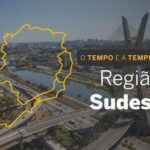 PREVISÃO DO TEMPO: Sudeste terá chuva em São Paulo e no sul de Minas