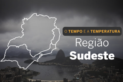 PREVISÃO DO TEMPO: chuvas intensas devem atingir estados do Sudeste, nesta sexta-feira (14)