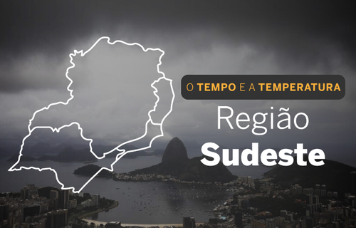 PREVISÃO DO TEMPO: Sudeste terá predominância de chuva isolada, nesta sexta-feira (28)