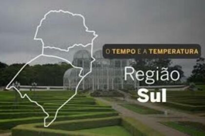 PREVISÃO DO TEMPO: Sul terá céu variando entre muitas nuvens e chuva isolada, nesta terça-feira (31)