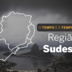 PREVISÃO DO TEMPO: chuvas intensas devem atingir estados do Sudeste, nesta sexta-feira (14)