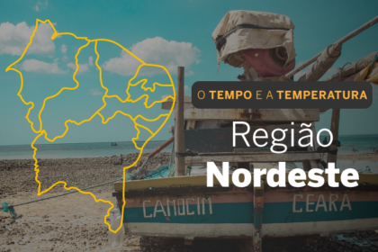 PREVISÃO DO TEMPO: domingo (16) com tempo aberto em grande parte do Nordeste
