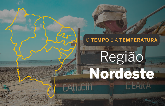 PREVISÃO DO TEMPO: domingo (16) com tempo aberto em grande parte do Nordeste