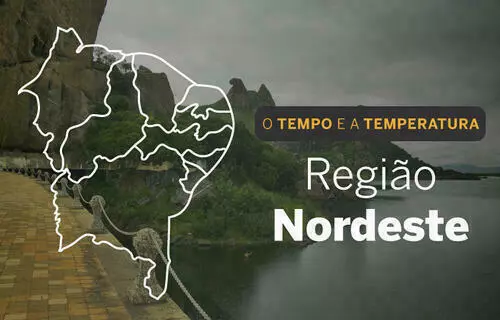 PREVISÃO DO TEMPO: domingo (1) chuvoso no Nordeste
