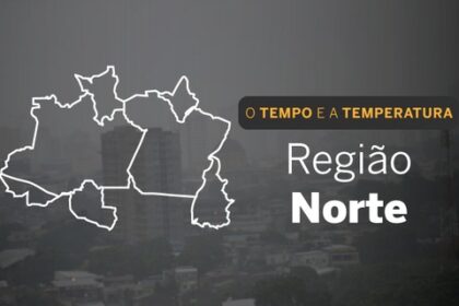 PREVISÃO DO TEMPO: domingo (16) com fortes chuvas em áreas do Norte