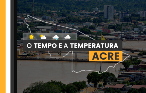 PREVISÃO DO TEMPO: manhã de terça-feira (18) com possibilidade de chuva no Acre
