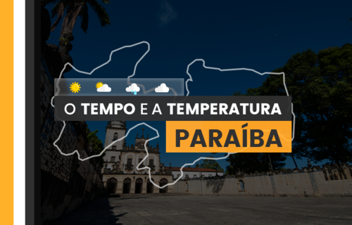 PREVISÃO DO TEMPO: quarta-feira (19) com chuva na Paraíba