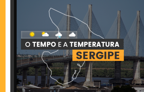 PREVISÃO DO TEMPO: quarta-feira (19) com possibilidade de chuva em Sergipe