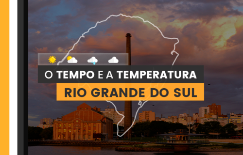 PREVISÃO DO TEMPO: quarta-feira (26) com alerta para tempestades no Rio Grande do Sul