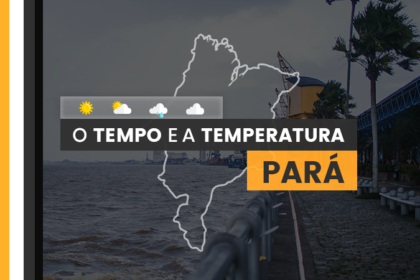 PREVISÃO DO TEMPO: pode chover em áreas do Pará nesta terça-feira (2)