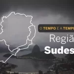 PREVISÃO DO TEMPO: segunda-feira (2) chuvosa em regiões do Sudeste
