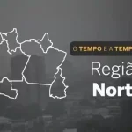 PREVISÃO DO TEMPO: segunda-feira (2) com chuvas em estados do Norte