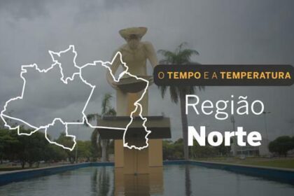 PREVISÃO DO TEMPO: sexta-feira (24) com pancadas de chuva em toda a região Norte