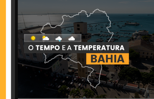PREVISÃO DO TEMPO: sexta-feira (21) com alerta para baixa umidade na Bahia