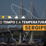 PREVISÃO DO TEMPO: sexta-feira (14) com alerta para acumulado de chuva em Sergipe