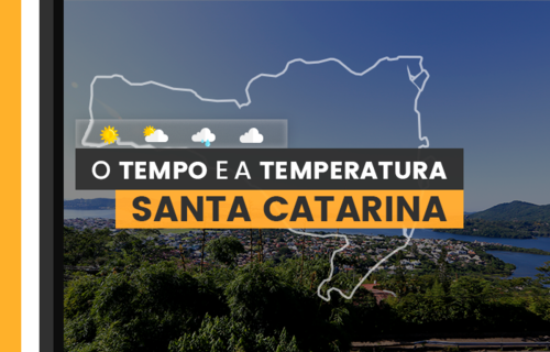 PREVISÃO DO TEMPO: sexta-feira (5) tem alerta para queda de temperaturas em Santa Catarina