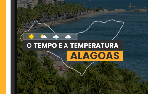 PREVISÃO DO TEMPO: terça-feira (25) chuvosa em Alagoas