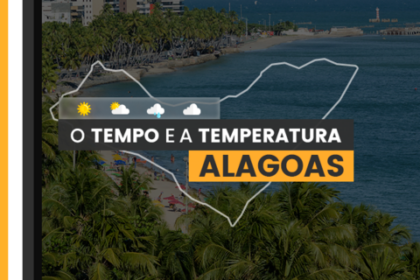 PREVISÃO DO TEMPO: sexta-feira (14) com alerta para acumulado de chuvas em Alagoas