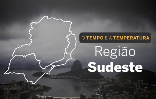 Tempo seco e ensolarado prevalece nos estados do Sudeste