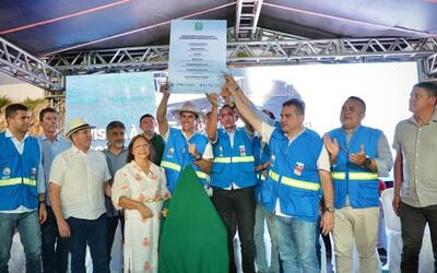 Comitiva do MIDR visita Açude Orós e aciona bomba que marca nova fase da barragem