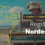 PREVISÃO DO TEMPO: Nordeste terá muitas nuvens e chuva isolada, nesta quinta-feira (10)