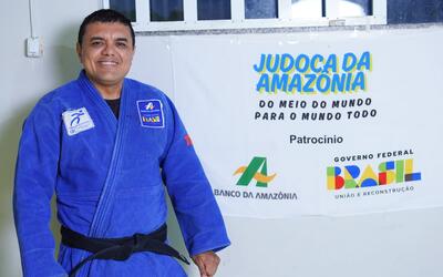 Banco da Amazônia investe em atletas da região e viabiliza ida de judoca veterano ao Mundial