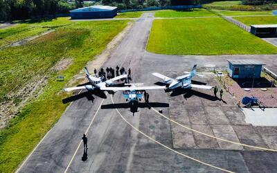 Governo Federal inspeciona aeronaves que vão mapear dois terços do RS