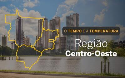 PREVISÃO DO TEMPO: quarta-feira (6) de céu claro no Centro-Oeste