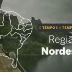 PREVISÃO DO TEMPO: segunda-feira (4) com pancadas de chuva em áreas do Nordeste