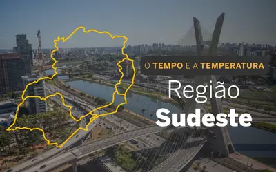 PREVISÃO DO TEMPO:  Instabilidade marca o Sudeste neste sábado (4)