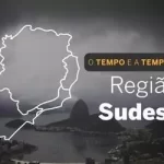 PREVISÃO DO TEMPO: Sudeste terá quinta-feira (25) com alerta para perigo de chuvas intensas em áreas de Minas Gerais