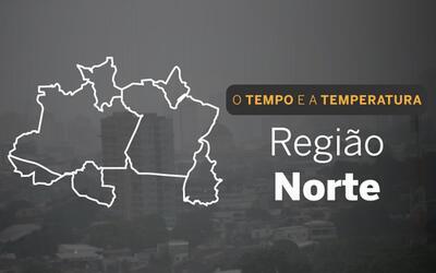 PREVISÃO DO TEMPO: sexta-feira (12) com fortes chuvas no Norte
