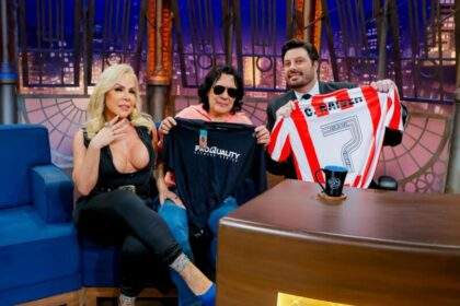 Rosana Menezes no Danilo Gentili: Atleta está moldando o corpo para competição e estampar revista internacional