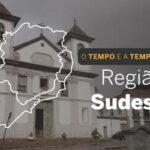 PREVISÃO DO TEMPO: Sudeste com céu encoberto nesta sexta-feira (10)