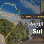 PREVISÃO DO TEMPO: quarta-feira (15) com céu claro na Região Sul