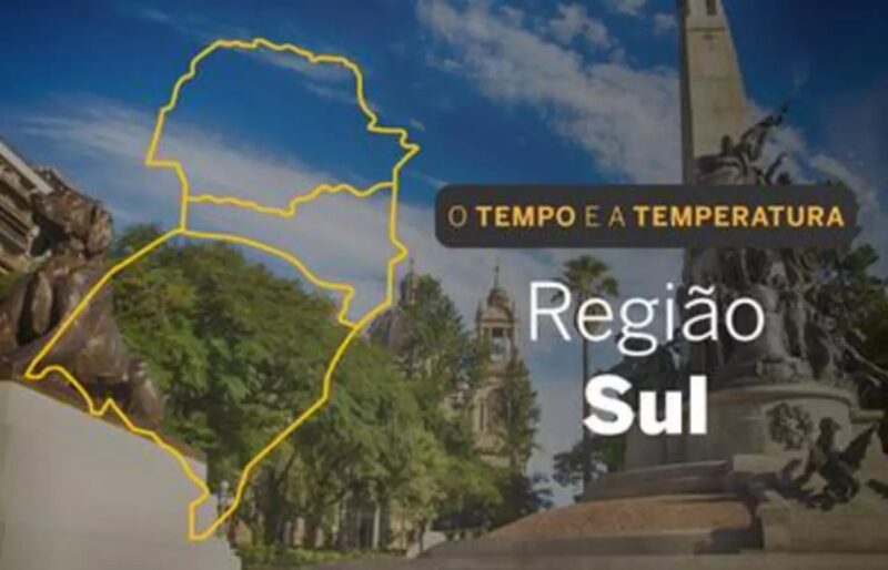 PREVISÃO DO TEMPO: quarta-feira (15) com céu claro na Região Sul