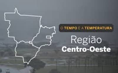 PREVISÃO DO TEMPO: Domingo será de sol e pancadas de chuva no Centro-Oeste nesta terça-feira (4)