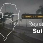 PREVISÃO DO TEMPO: Instabilidade marca o Sul do país neste domingo (2)