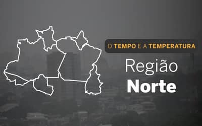 PREVISÃO DO TEMPO: Sábado (6) terá pancadas significativas no centro-sul da Região Norte