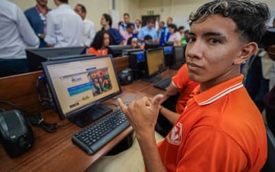 Programa Computadores para Inclusão doa mais de 40 máquinas para o Mato Grosso em 2025