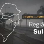 O TEMPO E A TEMPERATURA: quinta-feira (7) com tempestades no Sul