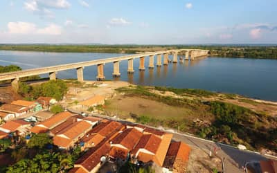 Ponte sobre Rio Araguaia apresenta risco estrutural e passa por processo de monitoramento pelo DNIT