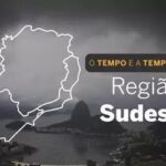 O TEMPO E A TEMPERATURA: frente fria avança na Região Sudeste